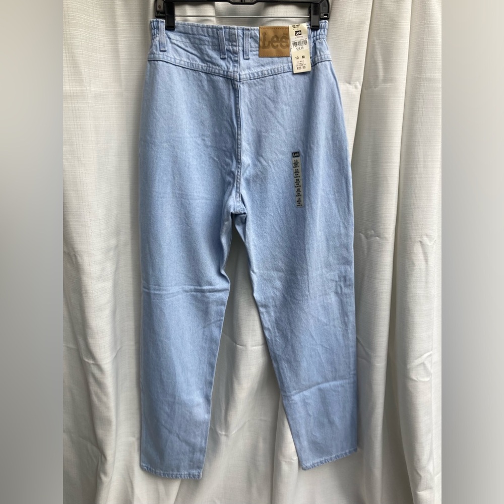 Vintage Lee Elastic Side Jeans, Skylight Blue, Women’s 10
